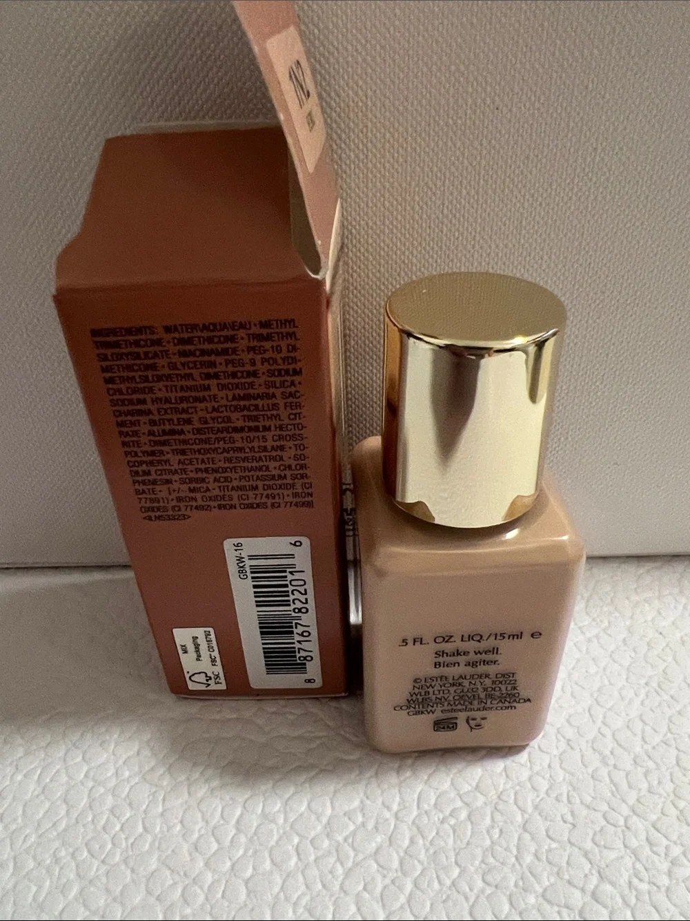 Estée Lauder Double Wear Foundation 1N2 Ecru - Small size 15ml